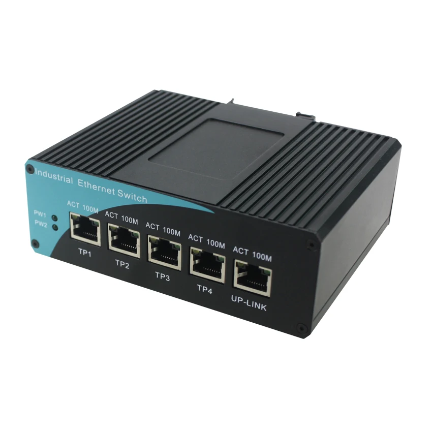 WangLink industry POE ethernet коммутатор 5 портов 10/100 М 40 + 85C Широкая рабочая температура