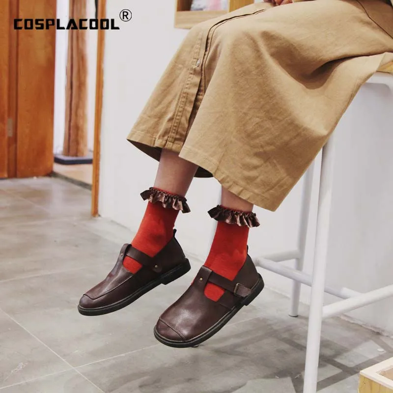 

[COSPLACOOL]Lace Edge Princess Socks Creative Casual Elegant College Style Fashion Socks Women Divertidos Novelty Sokken Femme