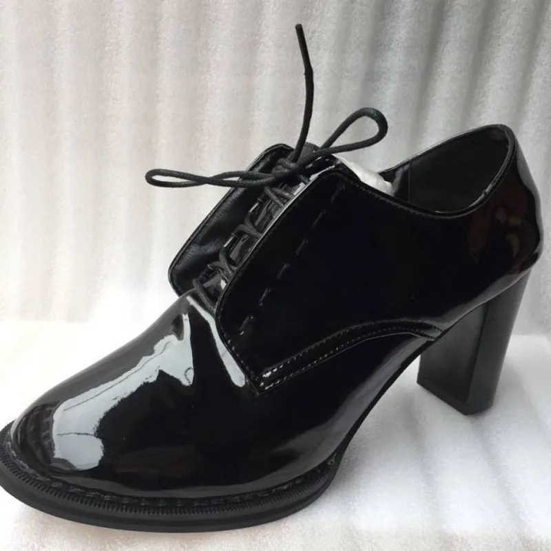 ANMAIRON Fashion Women's Lace Up Platform for Women Wedding Shoes High Heels Motorcycle Boots Woman Pointed Toe Ladies Shoes|pointed toe|ladies