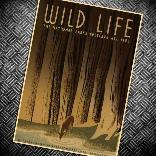 Canada Vancouver Wall Sticker Vintage Posters Motivational Retro Poster