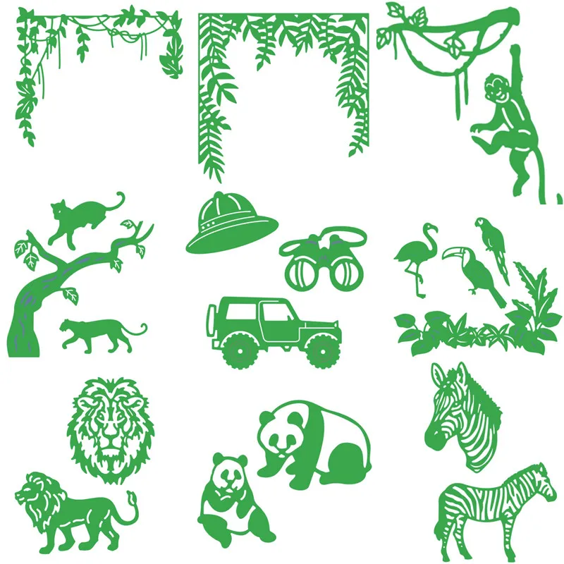 

Jeep Telescope Animals Metal Cutting Dies For Scrapbooking Making Cards DIY Album Decoration Craft Stencils New 2019