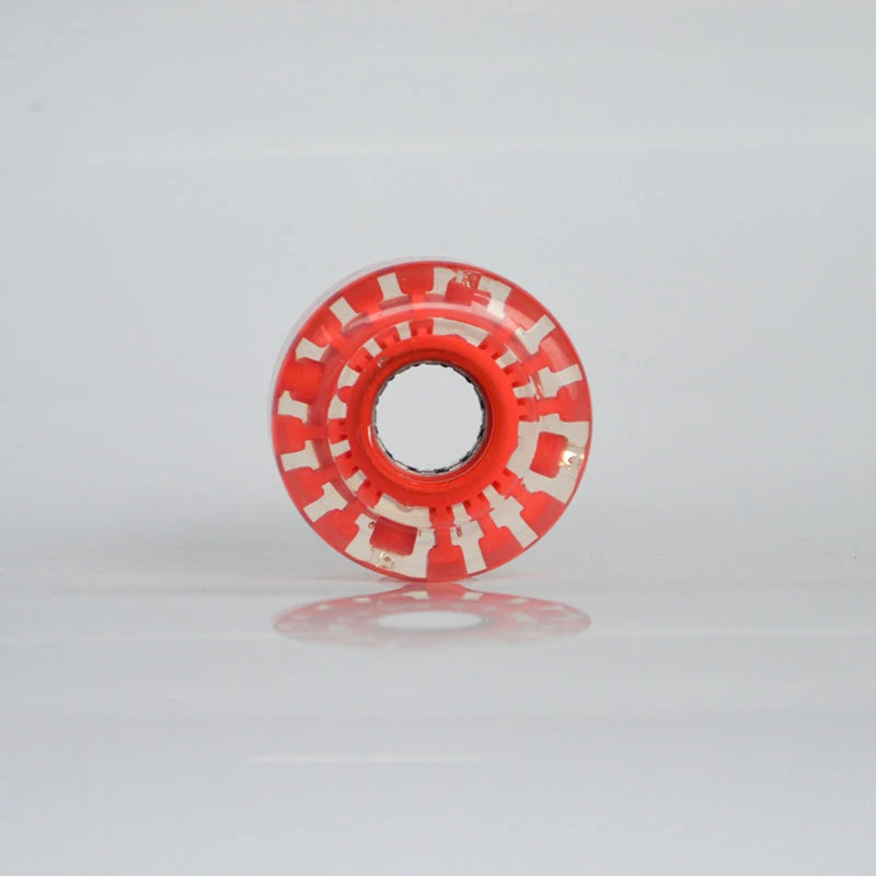 4 أجزاء 58 ملليمتر * 32 ملليمتر 85A الأسطوانة LED فلاش عجلة ل الأسطوانة أحذية تزلج ، الملونة ضوء عندما تناوب ، المغناطيس النوى كما هدية