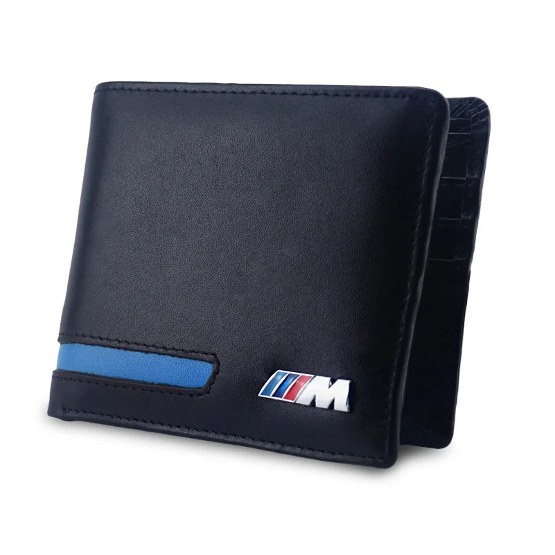 

Genuine Leather Car Drivers License Wallet for BMW E60 E90 F10 E64 E65 E91 E92 F10 F15 F30 X1 X3 M Power Logo Credit Card Case
