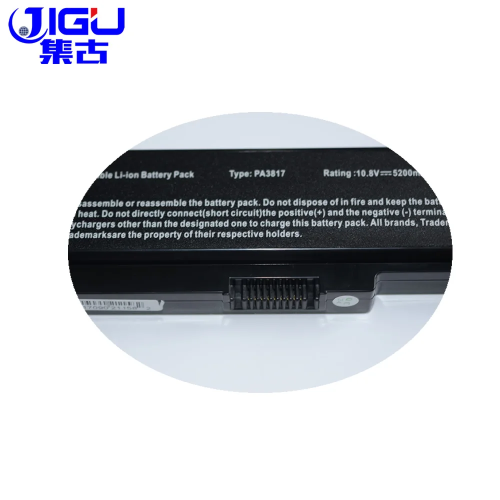 JIGU 6 ячеек ноутбук Батарея PA3817U-1BAS PA3817U-1BRS для Toshiba Satellite L735-13W L755-S5253 L770D L775 L750D L740