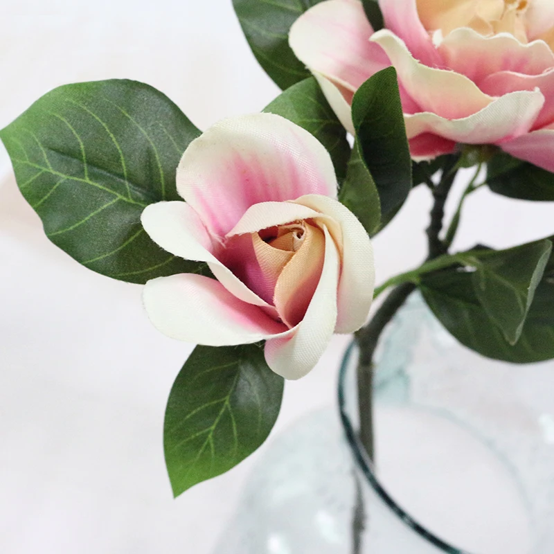 JAROWN Home Flowers Decoration Gardenia Camellia Simulation Flower Wholesale Artificial Flowers Wedding Home Decoration Home (1)