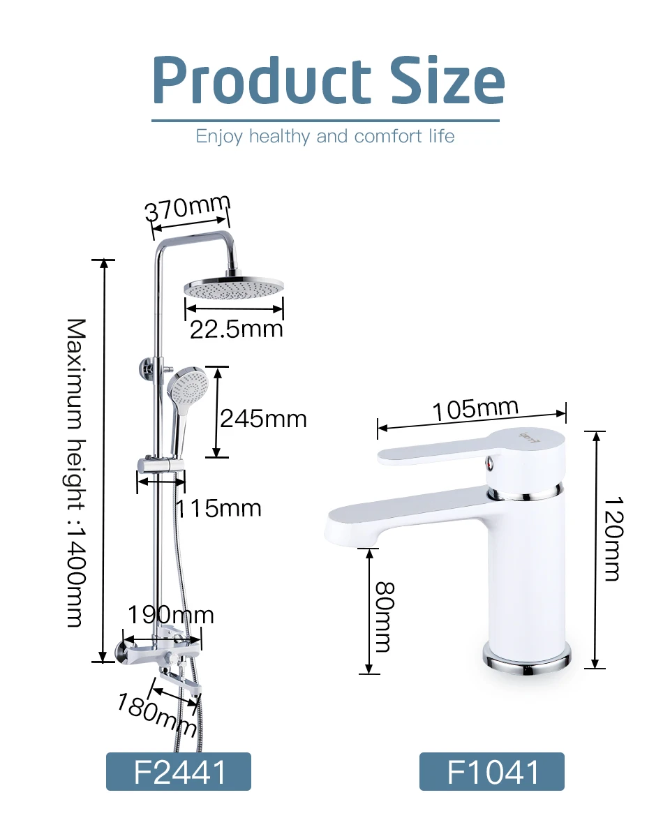 Frap белые смесители для душа, смеситель для ванной комнаты, смеситель для раковины, кран для раковины, Душевая система, сантехника, набор F2441+ F1041