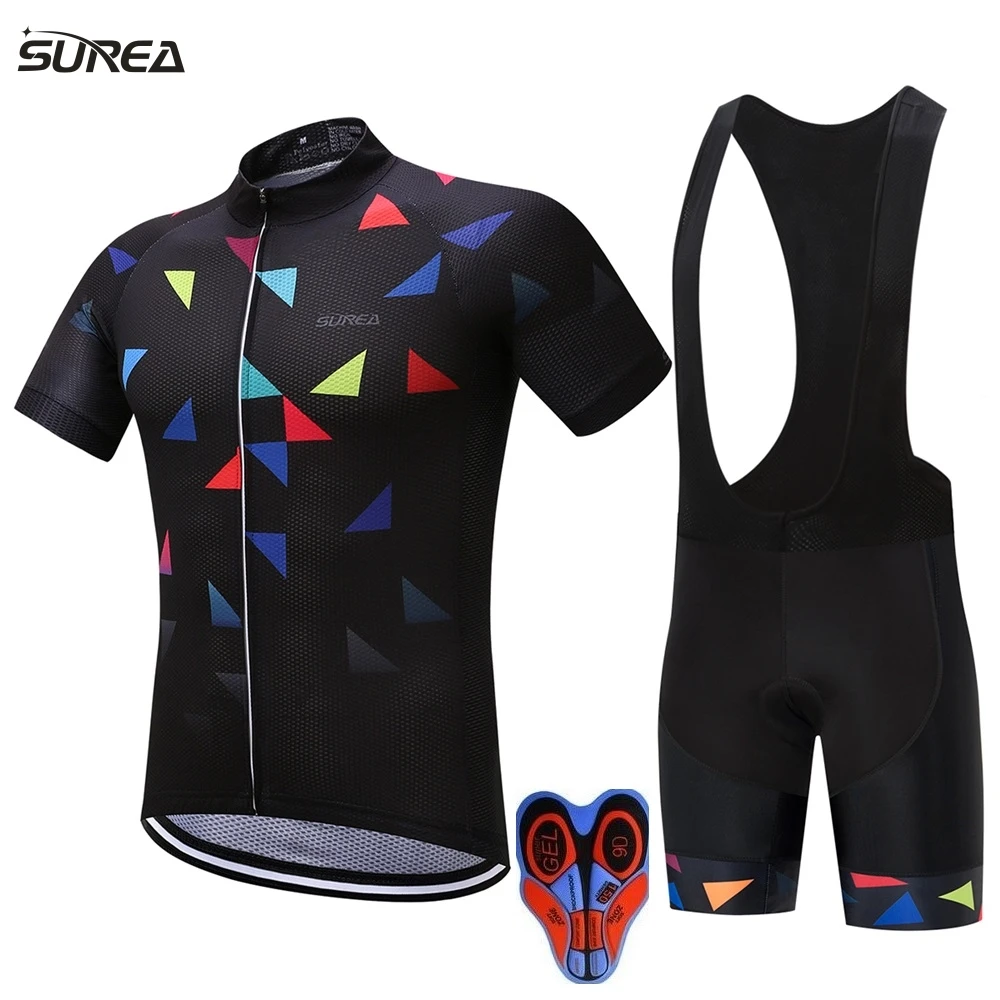 2017 cycling jersey set 5 Styles ropa ciclismo hombre men sport mtb bike jerseys maillot ciclismo bicycle cycling clothing kits