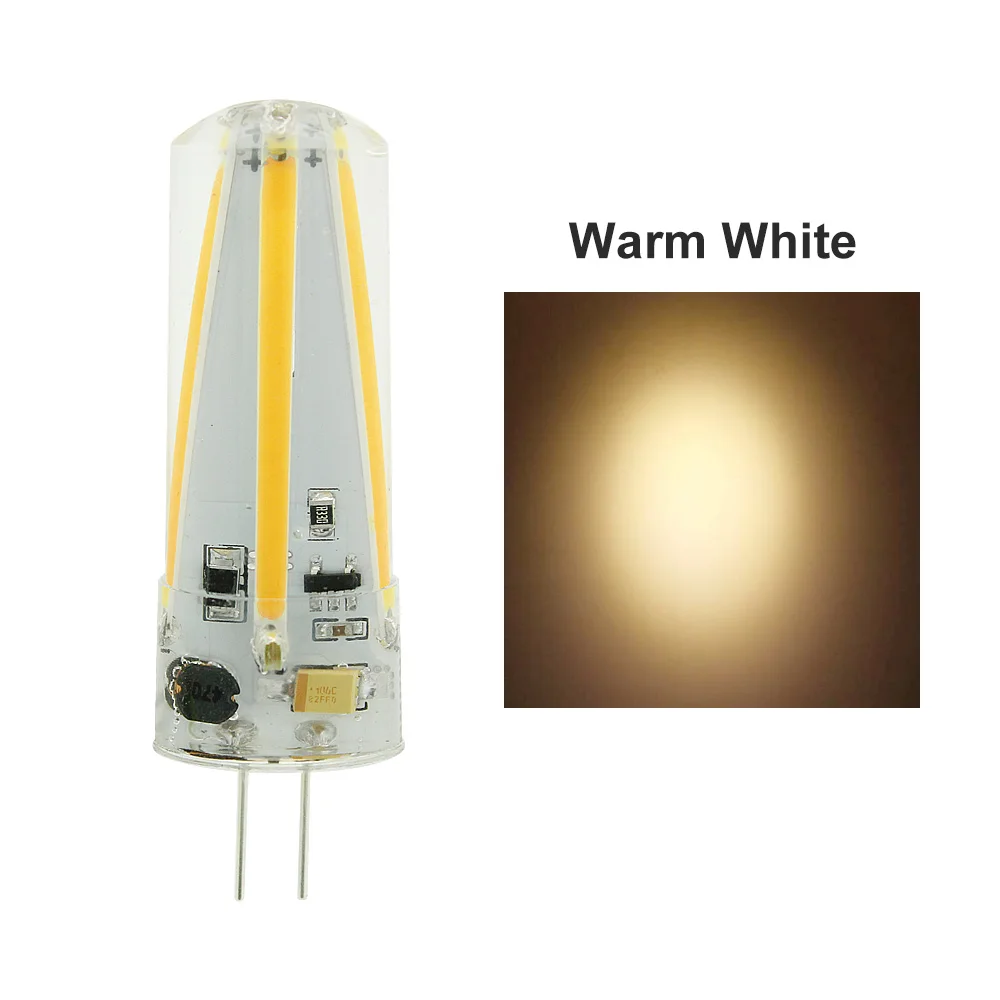 

1Pcs G4 LED Bulbs 6W COB Filament Lamp Spotlight Led bulb for Living Room Bedroom AC DC 12V Mini Lamps Lighting