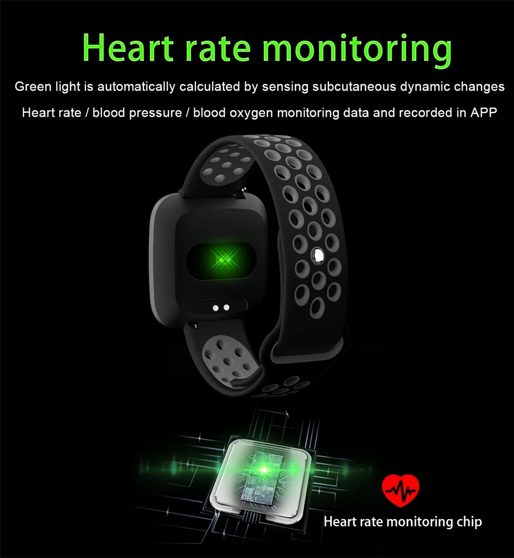 696 F15 Смарт-часы IP68 Водонепроницаемые плавательные умные часы сердечный ритм кровяное давление кислородный браслет для Android и IOS