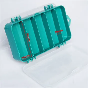 

Waterproof Fishing Lure Box Tackle 8/5/Compartments Double-layer Detachable bait boxs Camping tools accessory