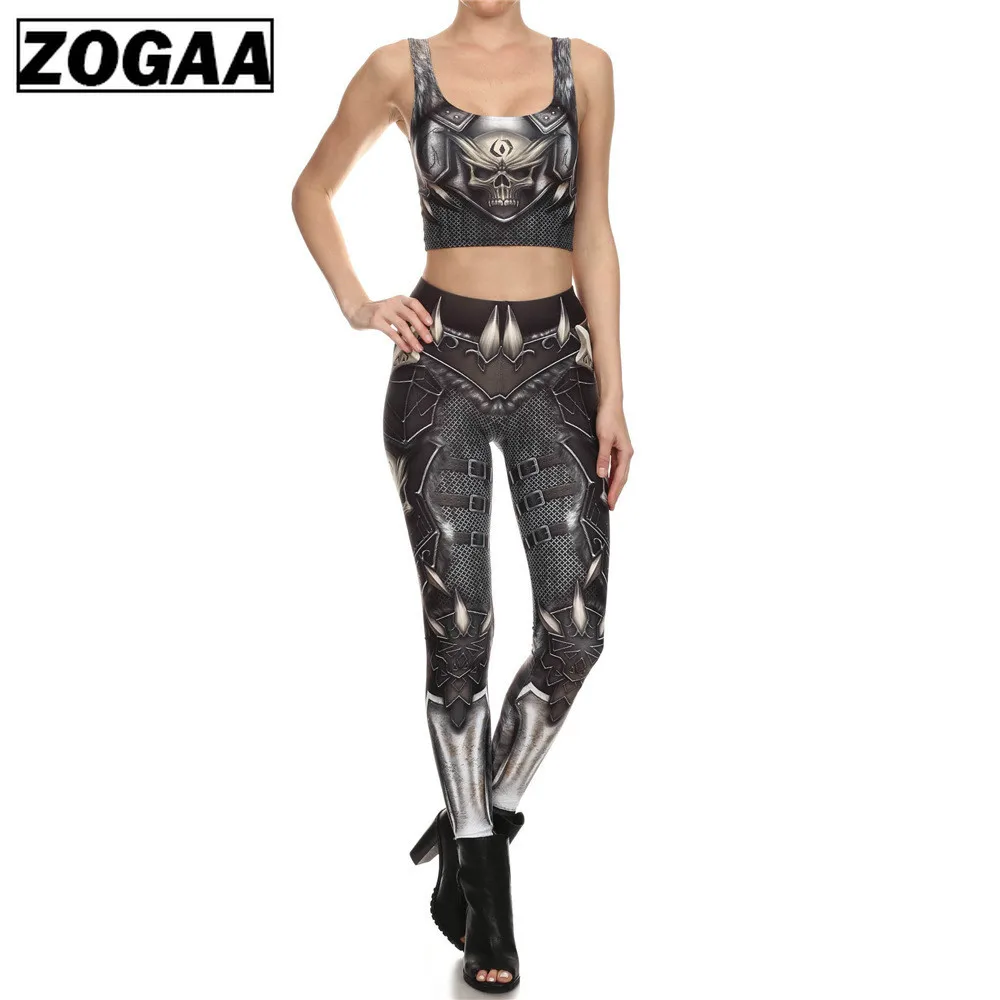 ZOGAA Brand New BARBARIAN Skull Women Leggings Printed Leggins Woman Pants Black Leggings Women 2019 Summer ZOGAA Brand New BARBARIAN Skull Women Leggings Printed Leggins Woman Pants Black Leggings Women 2019 Summer