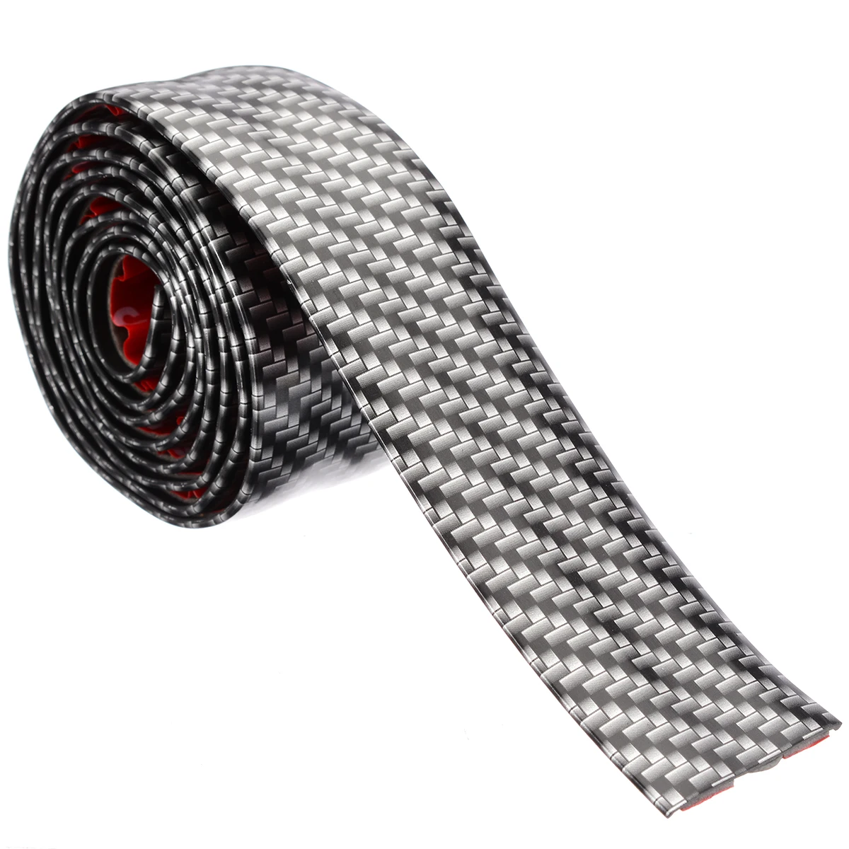 1M*3cm Carbon Fiber Rubber Soft Black Bumper Strip DIY Door Sill Protector Edge Guard Car Stickers Car Styling Accessories