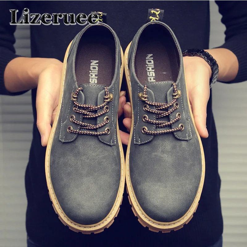 

Brand Men's Boots Plus Size 39-44 New Martens Casual Leather Doc Martins Boots Mens Military Shoes Work Safety Shoe KS318