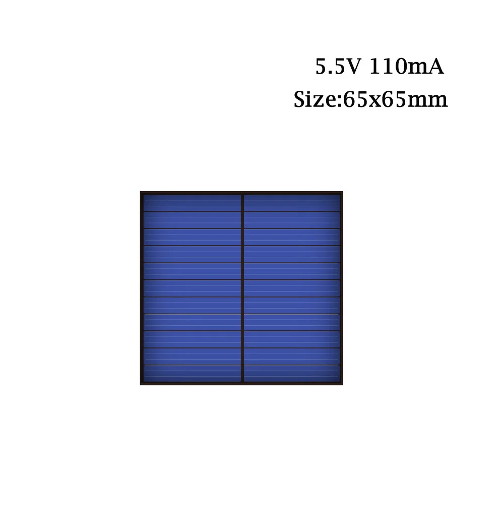 5V 5,5 V Панели солнечные 80mA 100mA 150mA 160mA 200mA 250mA 300mA 500mA 840mA мини элемент для солнечной батареи для мобильного телефона Зарядное устройство Портативный