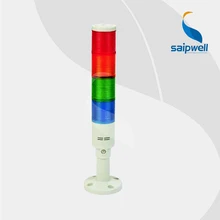 8 W DC12V/DC24V зуммер Тип светодиодный сигнал светильников с вышивкой закрытых стежков/промышленная светодиодная вспышка света многоуровневые Предупреждение света(LTA-504-4WJ