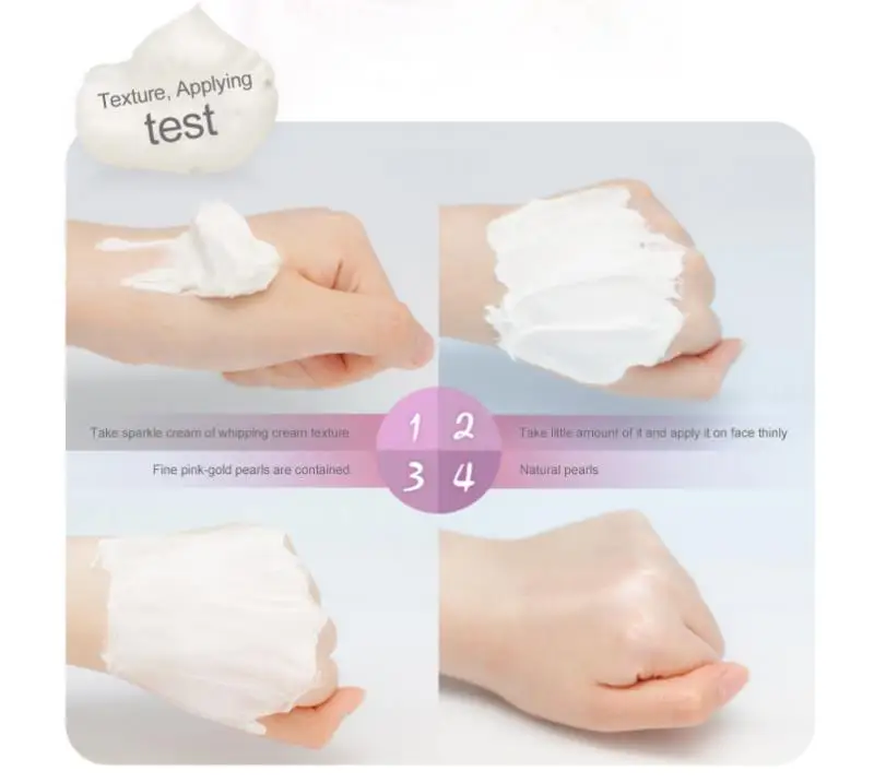 Cena Elżbiecca mleczna Piggy Moisture Sparkle Cream pielęgnacja twarzy adenozyna przeciwzmarszczkowy niacyna amid krem wybielający makijaż twarzy baza