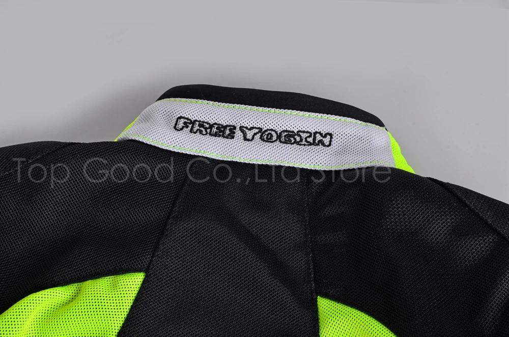 Топ хорошие мотоциклы сетчатая ткань куртка летняя одежда дышащий жесткий защитный комбинезон мотоциклетная одежда WY-F607 зеленый
