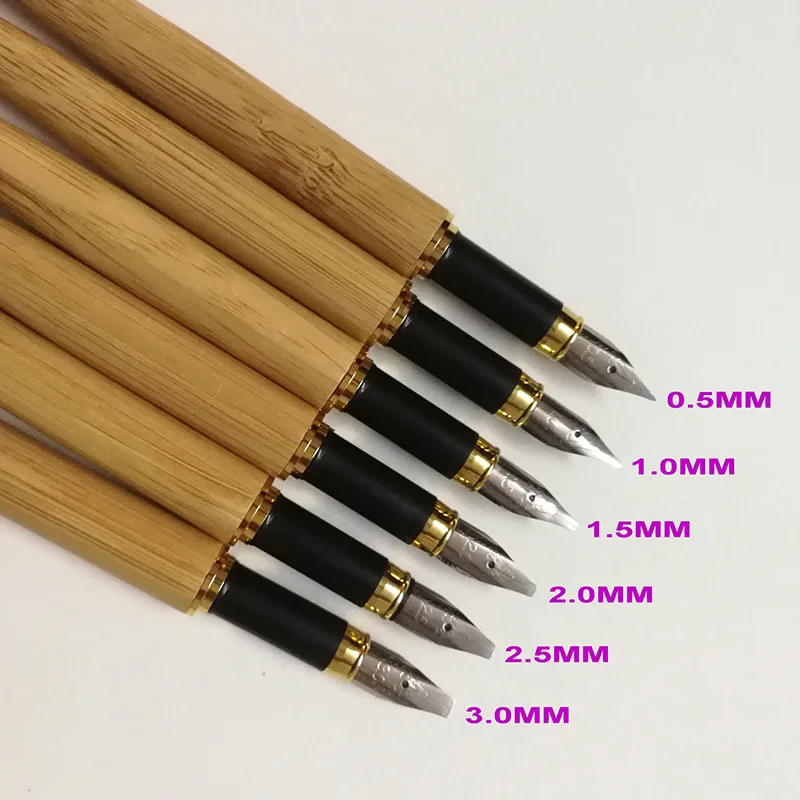 

1Pc Luxury Art Fountain Pens 0.5 1.0mm General Ink Pen For Parallel Fountain Calligraphy Pen Stationery Office School Supplies
