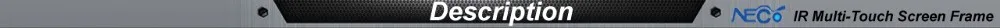 5" ИК сенсорный экран панель 10 точек касания для выставки, витрина, Интерактивный Стол