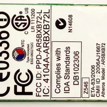 Ssea для IBM T61 T61p X60 X60S X61 R60 R60I R61 42t0825 для Atheros ar5bxb72 ar5008 Беспроводной Wi-Fi мини-pci-e WLAN карты