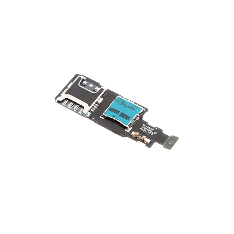 Bandeja de para de memoria para Samsung Galaxy S5, Mini SM G800F, SIM MicroSD, ranura de Cable flexible|sim card slot|galaxy simsim s5 - AliExpress