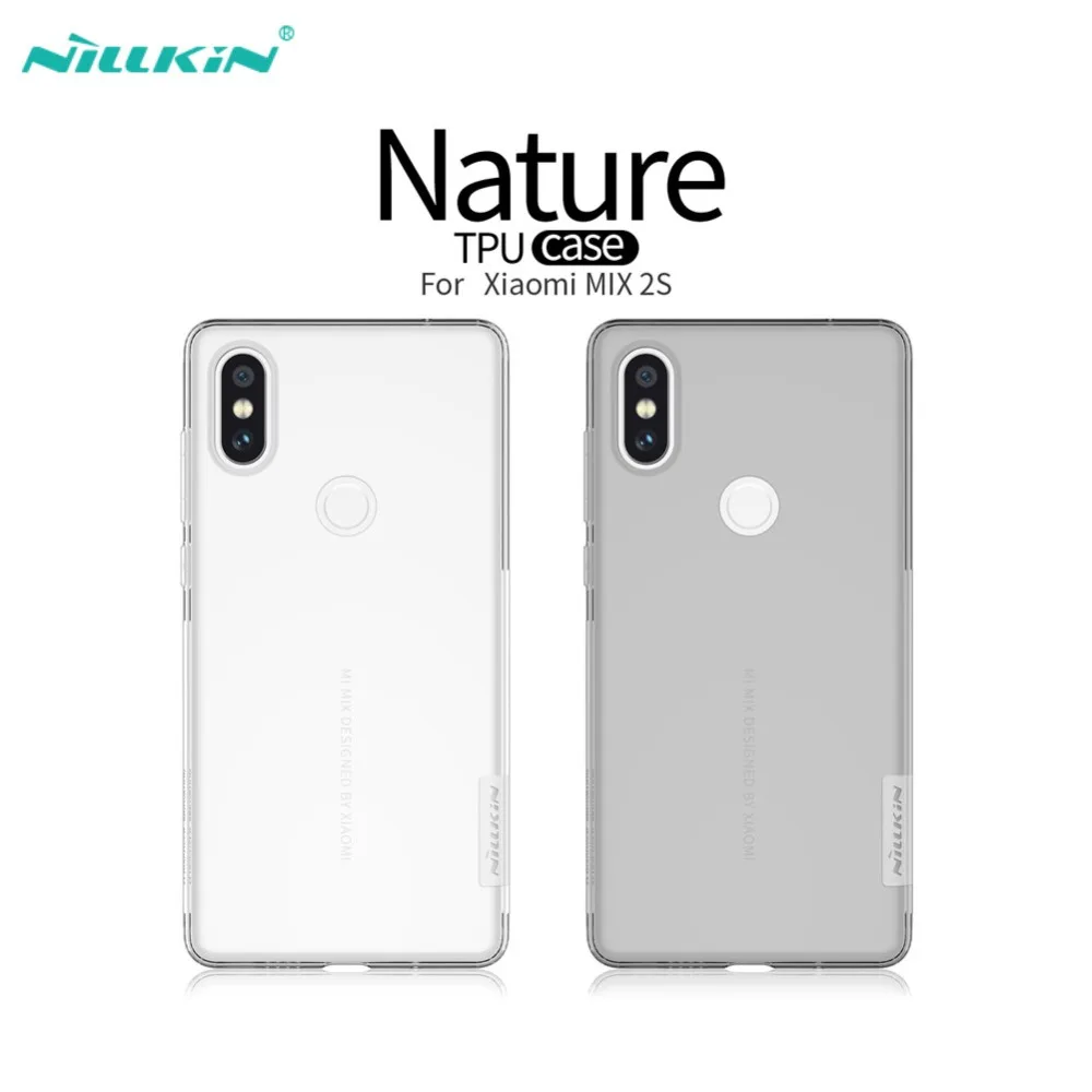 

Original Xiaomi Mi MIX 2S NILLKIN Nature TPU Fundas Case For Xiaomi Mix 2s Soft Transparent Silicon Coque Phone Cover For Mix 2s