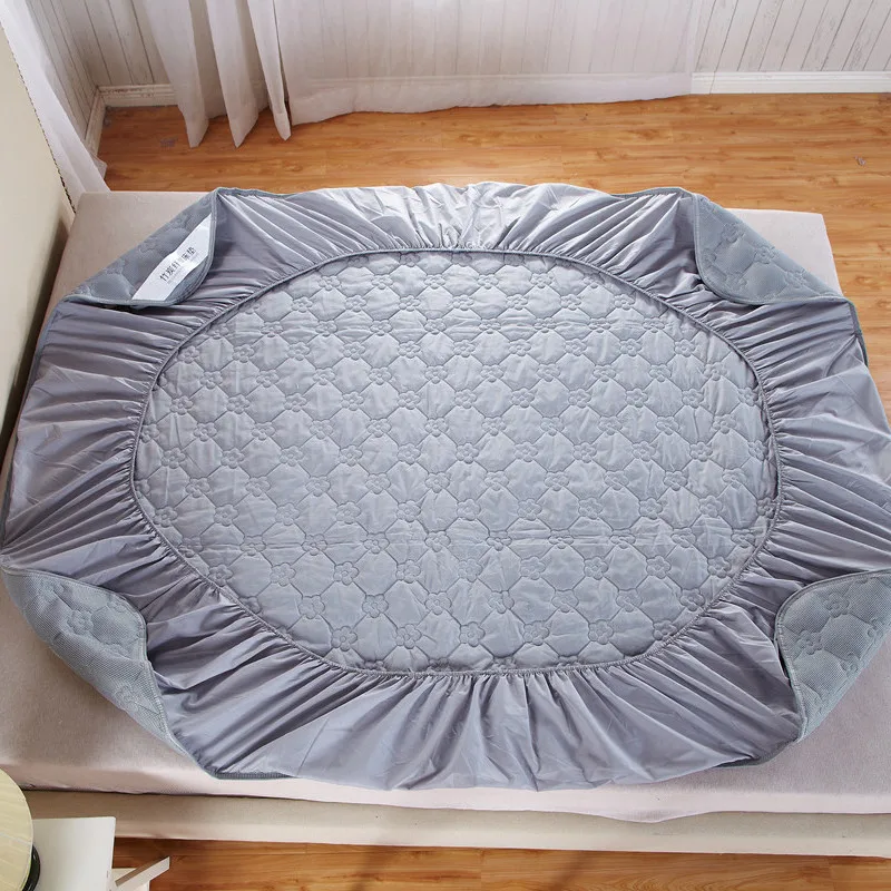 

4D Breathable Mesh Bamboo Carbon Fiber 360 defree quilted fitted sheet elastic cord bedding fitted cover mattress cover sp08
