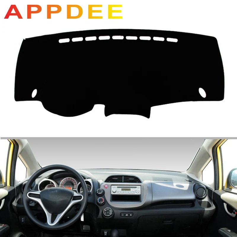 APPDEE For Honda Fit Jazz 2009-2013 Car Styling Covers Dashmat Dash Mat Sun Shade Dashboard Cover Capter 2010 2011 2012 | Автомобили и