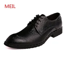 Luxury Brush Leather Men Shoes Crocodile Pattern Casual Flats Men Business Oxfords Male Leather formal Shoes mens dress shoes Luxury Brush Leather Men Shoes Crocodile Pattern Casual Flats Men Business Oxfords Male Leather formal Shoes mens dress shoes