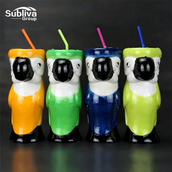 

750ml Hawaii Tiki Mugs Cocktail Cup Beer Beverage Mug Wine Mug Ceramic Easter Islander Tiki Mug Bar Tool