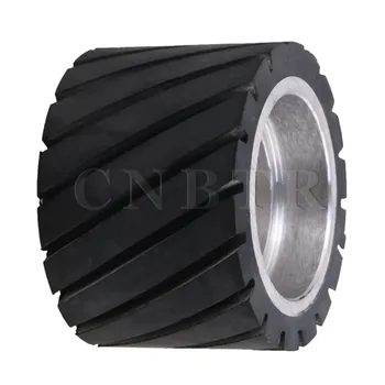 

CNBTR 7x5cm Tooth-surface Rubber Wheel with Aluminum Core for Belt Grinder