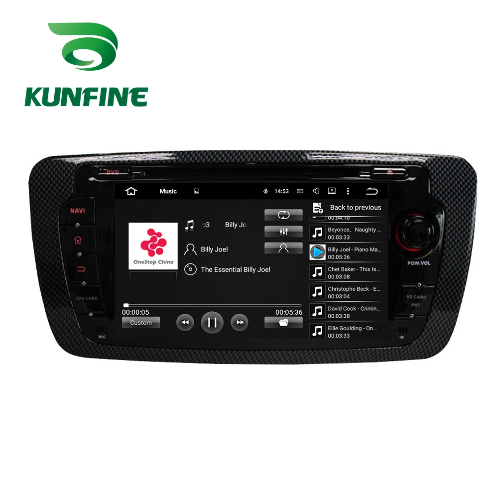 Android Car DVD GPS Navigation Multimedia Player Car Stereo For Seat Ibiza 2013 Radio Headunit-F
