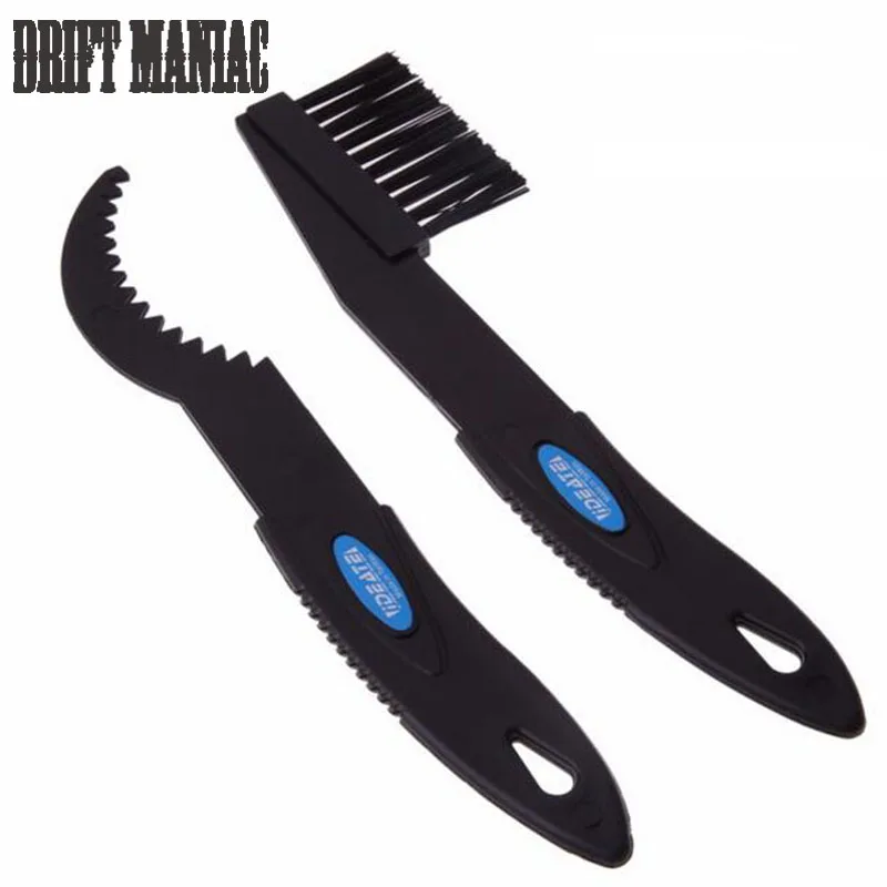 2Pcs/set Bike Bicycle Chain Cleaning Brush Set Flywheel clean Tool
