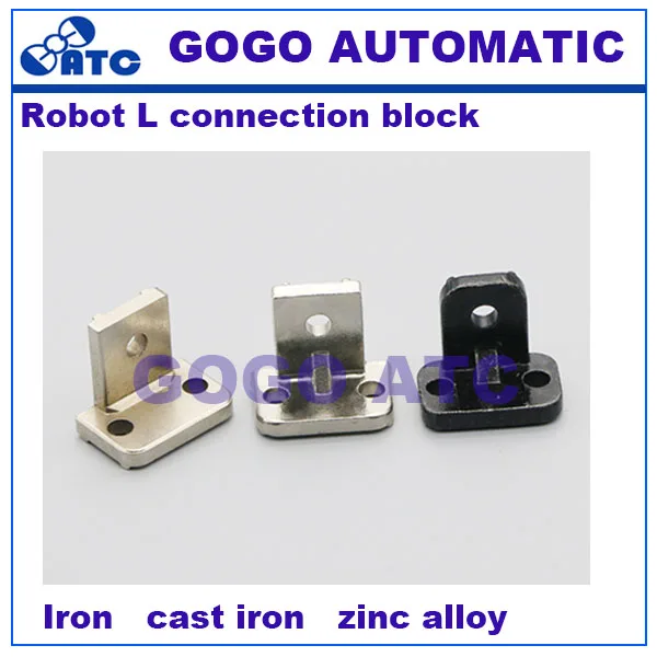 

Robot accessories L connecting block fixing block Fixture parts JE40D010 Injection molding machine parts Iron Right angle