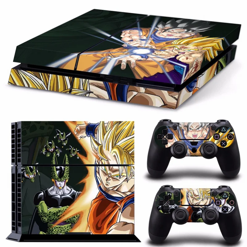 Dragon Ball Vinyl Skin Sticker Cover For Sony PS4 Console ...