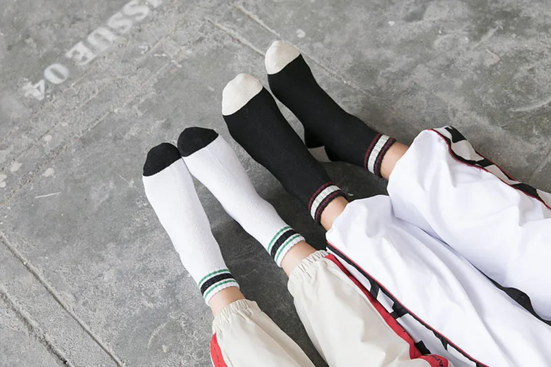 6 пар, унисекс осень-зима забавные Женские носочки мужские хлопковые милые носки Meias длинные пары носки Harajuku женские толстые теплые
