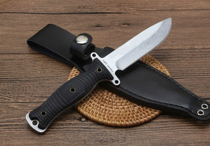 

Trooper 9CR18 straight knife fixed blade Knife Outdoor EDC Multi Tools camping hunting Survival self defense knives a2911