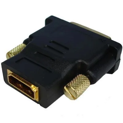 DVI-D Dual link Мужской DVI 24+ 1 pin к HDMI типа «мама»; 19 pin адаптер HDMI/DVI золотистое соединение для ПК HDTV ЖК-дисплей для xbox 360 для PS3