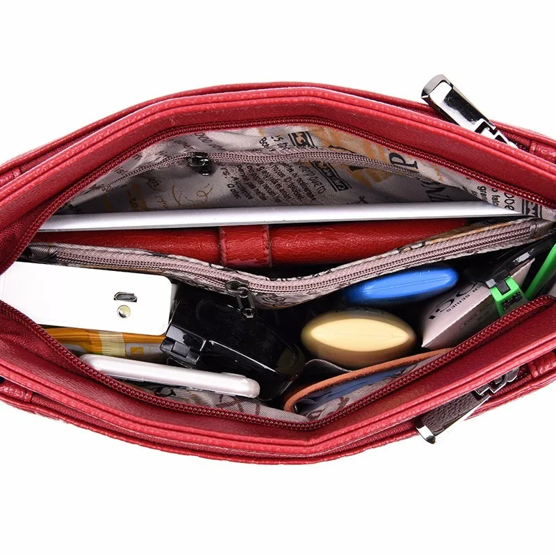  2019 Women Messenger Bags Small Leather Shoulder Bag Female Sac A Main Vintage Bags For Girls Envel - 32944708070
