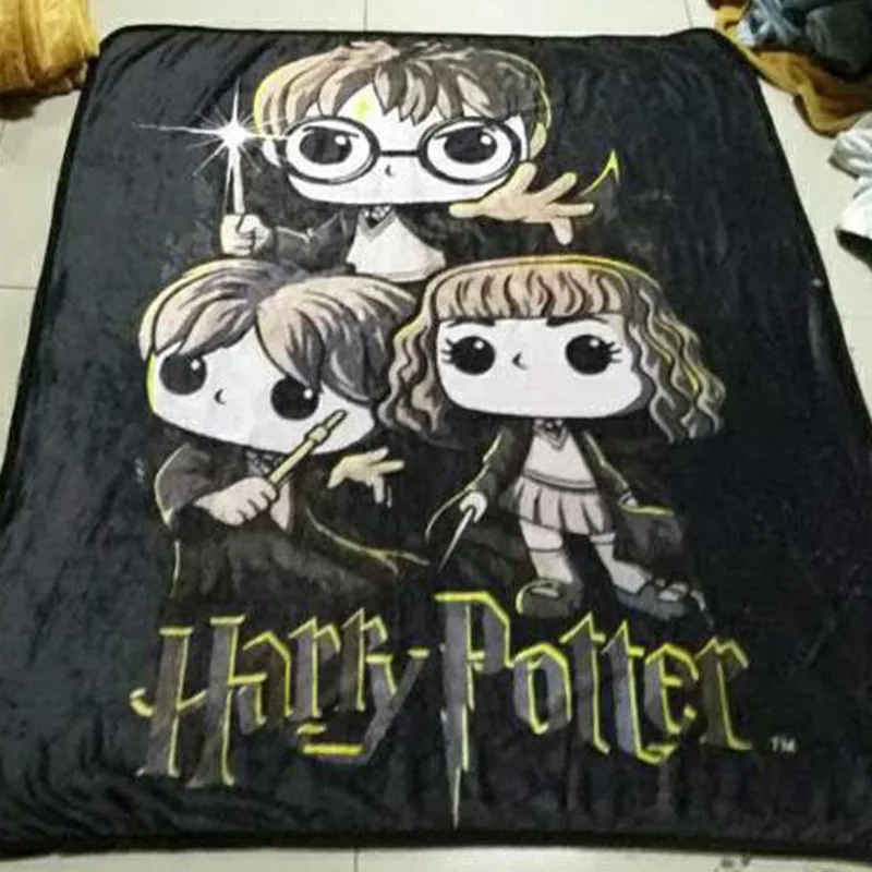 أنيمي Harries بوتر بطانية هيرميون الصوف الاطفال غرفة نوم ورقة الطفل بطانية البساط المنزل السفر كنبة مكتب هدية