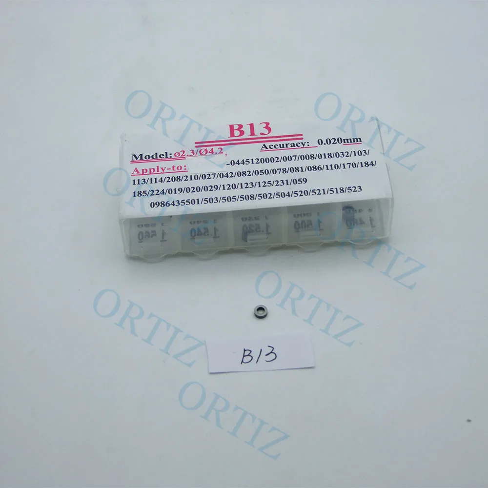 B13 ORTIZ Common Rail Injector Shim 50pcs adjustment Shim Diameter 2.3,4 (4)