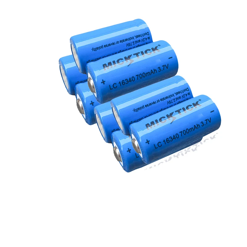 MJKCYZ 3 7 V 700mAh литий ионный аккумулятор 16340 CR123A аккумуляторные батареи батарея CR123