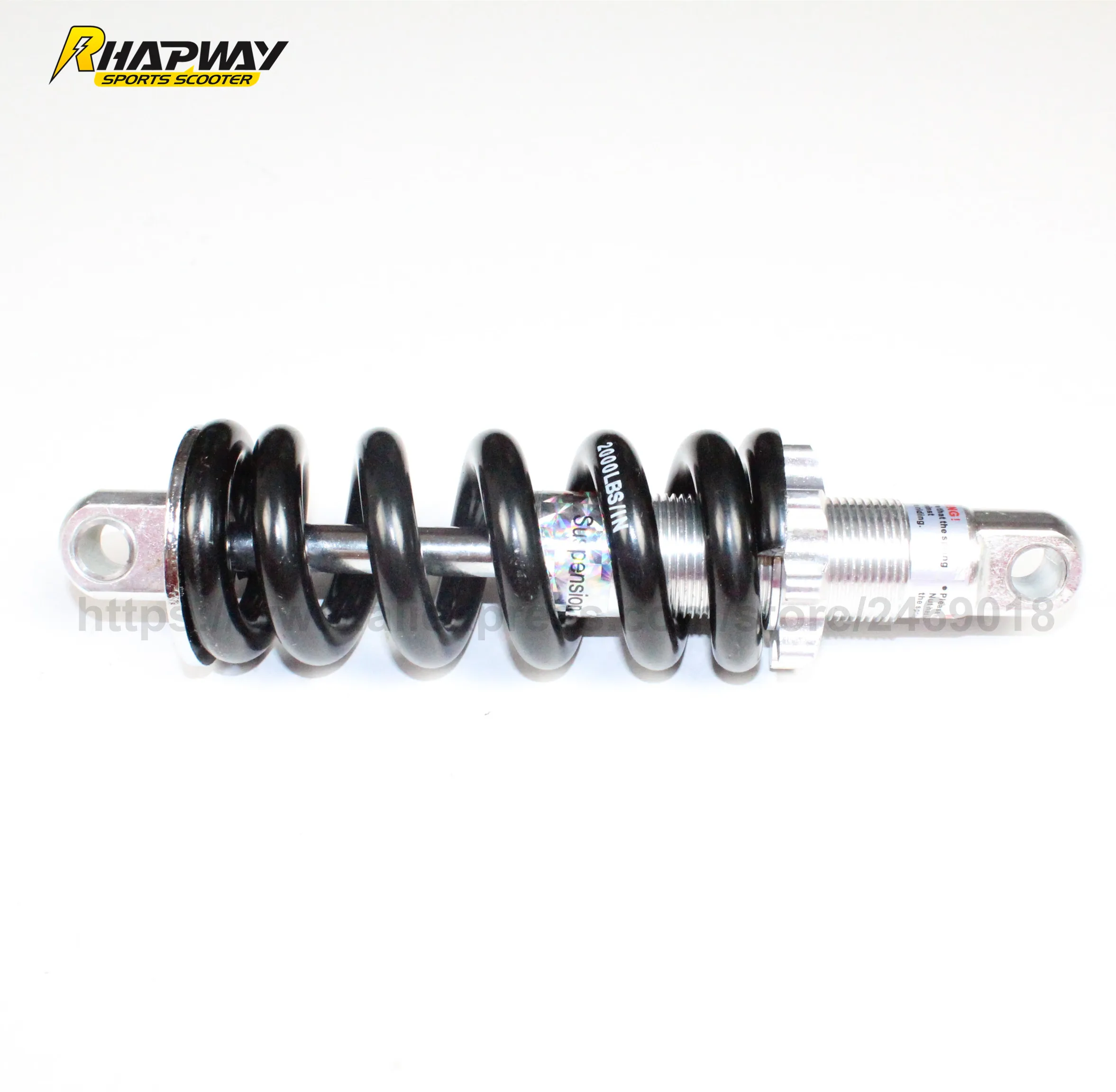 Prix pour Gas & Electric Scooter Suspension Arrière 150mm * 2000LBS/DANS L'absorption Des Chocs (Pièces et Accessoires Scooter) Prix pour Gas & Electric Scooter Suspension Arrière 150mm * 2000LBS/DANS L'absorption Des Chocs (Pièces et Accessoires Scooter)