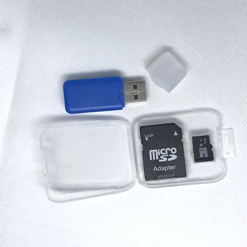 Новинка! 1 ГБ Micro SD карта памяти 1 Гб с адаптером для карт+ Бесплатный tf кард-ридер