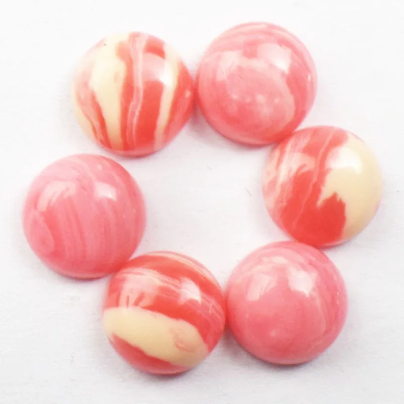 (10 шт./лот) Sardonyx Агаты круглые кабошоны для кабин 6x3.5/8x3.5/10x4 5 мм модные ювелирные
