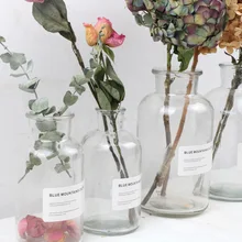 Прозрачный Nodic стиль Европейский модный стикер с буквами цветочный горшок держатель для цветочной вазы бутылка пеньковая веревка 80 см