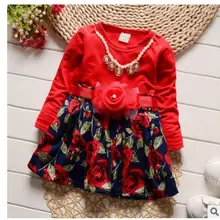 Г. Европа и Соединенные Штаты Стиль весна новые детские Пышное Платье Детское платье модные до людей чистая Пряжа платье