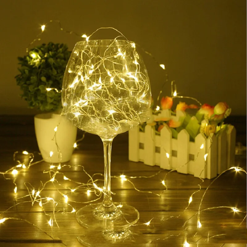 

Waterproof 3Meters 10FT Copper Wire 30 LED Fairy String Light Lamp Christmas Decorations for Home Wedding Festival Party Decor