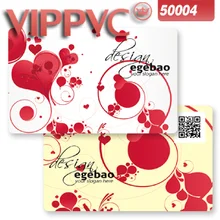 A50004 Бесплатные Бизнес шаблоны карточек для Глянцевая двусторонняя печать пластиковых карт CR80X0.38mm