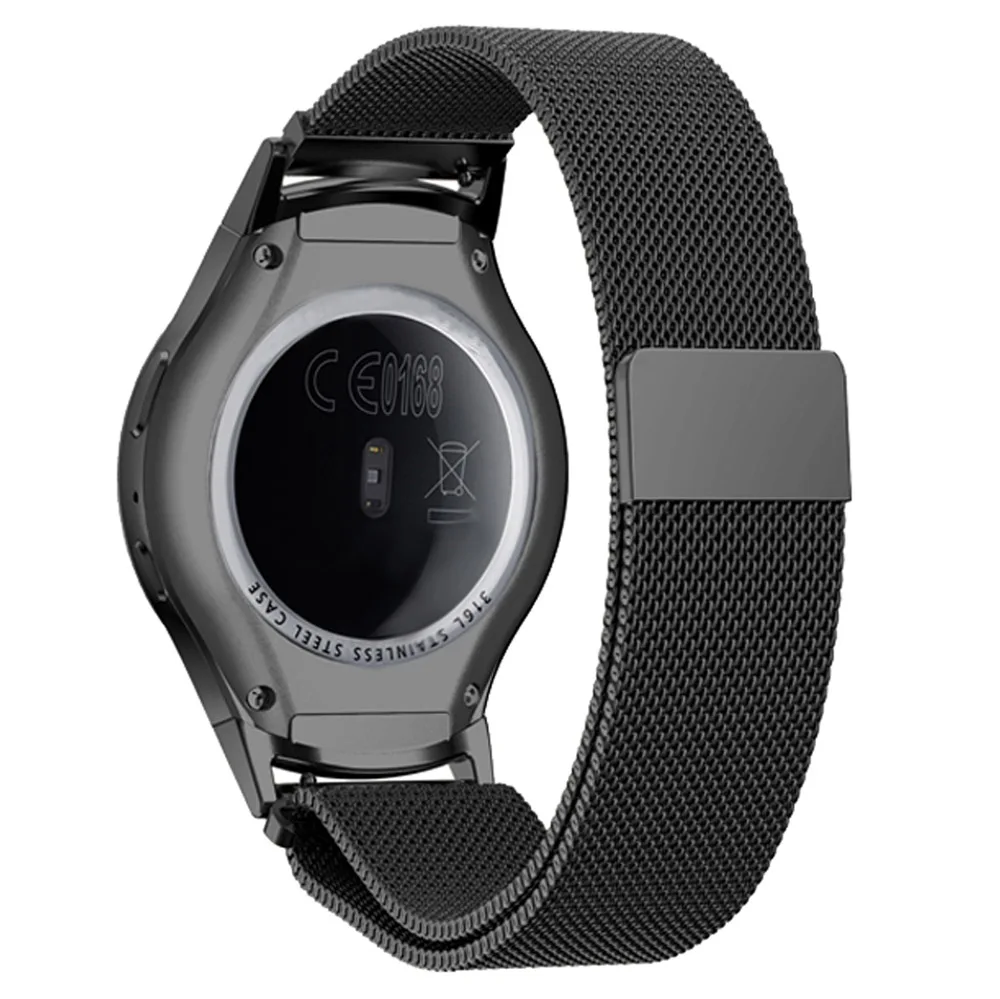 20 мм ремешок для samsung gear S2 smart watch band для samsung Galaxy Watch Active/Galaxy 42 мм браслет handsel с разъемом - Цвет ремешка: Черный